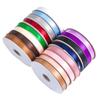 2Cm-2.5Cm Poliéster Embalaje Correas Coloridas Cinta de Tejido Accesorios Caja de Regalo Sedas y Satenes Cinta de Lazo de un Lado Venta al por Mayor