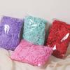 En stock, rafia al por mayor, relleno creativo para caja de regalo, regalo de boda, caja de dulces, ropa de cama, papel triturado, transfronterizo.