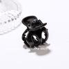 Leopardo 3.5cm Pequeño Clip de Calabaza de Tres Garras Pinza Japonesa para Cabello Cola de Caballo Alta Tiburón Pinza Pequeña para Cabello Pinza para Cabello Parte Posterior de la Cabeza