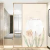 Baño Inodoro Naranja Translúcido Privacidad Anti-Miradas Indiscretas Vidrio Esmerilado Fresco Pegatina Ventana Pegatina de Narciso