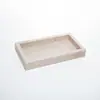 Bandeja Retangular Requinte 27cm x 17cm Poliestireno Bege - Lyor