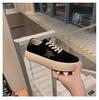 Zapatos Galleta Piel Genuina Terciopelo de Vaca 2023 Primavera Zapatos de Mujer Nuevos Suela Gruesa Zapatos Estrella Viejos Zapatos Casuales Zapatos de Skate Zapatos Sucios