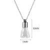 Venta al por mayor del fabricante Mini collar de botella de vidrio para desear Colgante de botella de deriva de alambre retorcido que se puede abrir Colgante de botella de cabello fetal
