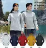 Chaqueta Gruesa con Capucha y Forro de Forro Polar Ultrasuave para Otoño e Invierno con Logo Impreso, Adecuada para Ropa de Grupo, Ropa de Trabajo al Aire Libre y Montañismo