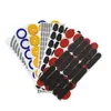 Atacado do Fabricante Adesivos Autoadesivos Pretos Xadrez Almofadas de Silicone Coloridas Almofadas de Pé Antiderrapantes Almofadas de Borracha Fita Dupla Face Silenciosa Antiderrapante