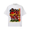 Camiseta Estampada de Fútbol Retro Americana Stejwell Equipo de España Conmemorativa del Campeonato Manga Corta Pesada Holgada