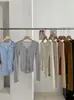 Suéter de Punto KEKEZOON con Parches de Encaje, Corbata, Cuello en V, Manga Larga para Mujer, Corte Delgado, Top Versátil para Otoño 8771