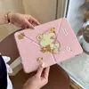 Funda Rosa con Corazón de Rilakkuma para iPad 11/10ª Generación, Funda para Tableta Pro de 12.9 Pulgadas, Desmontable air4/5