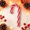 Decoraciones de bastón de caramelo de plástico navideño transfronterizas, adornos para árbol de Navidad, decoraciones para fiesta de Navidad en casa al por mayor