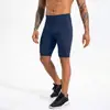Mallas de Running de Alta Elasticidad de Secado Rápido Dongguan Negro Capa Base Deportiva de Yoga Pantalones Cortos de Compresión para Hombre Pantalones Cortos de Fitness de Cinco Puntos