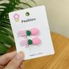 Pinza para el Cabello Niños Colorida Dibujos Animados Linda Dulce Estilo Niña Pinza para Flequillo Pinza Lateral Flequillo