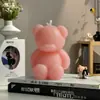 Velas Aromáticas Estilo Nórdico Transfronteiriças Ursinho de Aniversário, Velas Aromáticas Fofas em Formato de Ursinho Gordo para o Dia da Mulher, Fábrica
