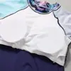 Traje de baño infantil dividido para niñas, pantalones largos de manga larga, protección solar, secado rápido, para mujer, que cubre el abdomen, adelgazante, talla grande, traje para padres e hijos