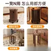 Los taburetes de madera maciza se pueden apilar para uso doméstico, usar como taburetes apilables de combinación de almacenamiento, taburetes pequeños para restaurantes y como taburetes de repuesto para invitados en la mesa de centro.