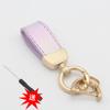 Llavero de Piel de Cordero Estilo Láser Fresco Lindo Llavero Bolso Colgante Macaron Fabricante Venta al por Mayor