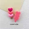 Cuerda de amor creativa, accesorios de resina para bricolaje, pegamento en crema, carcasa de teléfono móvil, horquilla, cuerda para la cabeza, caja de almacenamiento para taza de agua, paquete de material
