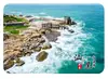 Imanes de Refrigerador de Vidrio Escénico de Shanwei, Arquitectura Moderna de la Bahía Jin Ding, Isla del Monumento de Piedra, Castillo Antiguo en el Mar, Souvenirs de Viaje, Decoración del Hogar