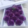 Flor de Jabón de 5 Capas Cabeza de Flor Grande Flor de Rosa Día de San Valentín Día de la Madre Ramo de Flores de Jabón Caja de Regalo Decoración DIY