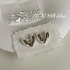 Pendientes Ounihan de Plata de Ley S925 con Forma de Corazón de Alta Resistencia para Mujer, Pendientes Dulces y Elegantes de Alta Calidad