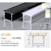Canal de Aluminio para Luz Lineal LED al por Mayor del Fabricante, Luz Lineal con Borde, Canal de Luz de Aleación de Aluminio, Perfil de Canal de Aluminio para Luz Lineal