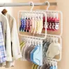 Cabide multi-clip para roupas de bebê, especial para recém-nascidos, para babadores, meias, roupas íntimas, prateleira de armazenamento multifuncional para guarda-roupa