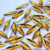 Rhinestones acrílicos con forma de gota de agua de 4*15 mm con base plana, sin agujeros, para fundas de teléfono DIY, ropa, zapatos, accesorios y decoraciones de manualidades