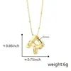 Collar Colgante de 26 Letras Inglesas Transfronterizo para Mujer Cadena para Clavícula de Cobre Chapado con Circonita Colgante de Letra 18K para Clavícula
