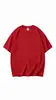 Comércio Exterior Camiseta Básica Cor Sólida Tamanho Plus Size Masculina e Feminina Camiseta de Camada de Base Manga Curta Algodão Puro Pesado Camiseta de Marca Tendência Atacado Personalização