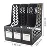 Atacado Escritório Espessado Suporte de Arquivos Material Estrutura Suporte para Livros Estrutura para Arquivos Caixa de Armazenamento de Mesa Quatro Colunas Material de Escritório