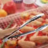 Clipe de Pão de Aço Inoxidável Clipe de Comida para Cozinha Suprimentos para Churrasco Clipe Flor de Ameixa Clipe de Comida Anti-escaldante Clipe de Churrasco