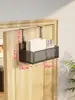 Estante de Almacenamiento Trasero para Puerta de Dormitorio Gancho Estante de Almacenamiento Multicapa en Puerta Colgar sin Taladrar en la Puerta de Entrada Cesta de Almacenamiento Tipo Oculto