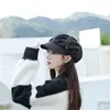Chapéu Octogonal de Lã Outono/Primavera 2026 Mais Vendido Novo Estilo Feminino Afina o Rosto Retrô Britânico Boina Versátil para Mulheres Inverno