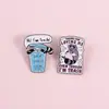 Broche de Basurero de Mapache Personalizado de Aliexpress Insignia de Accesorio de Metal de Animal Panda de Dibujos Animados Transfronteriza Venta al por Mayor