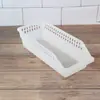 008 Caja de Almacenamiento Multifuncional de PP Espesado Color Blanco Leche Caja de Infusión Cesta Dispensadora con Listado de Número de Cama Centro de Distribución Estática Venta al por Mayor