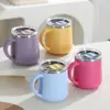 Taza creativa de acero inoxidable 304 de doble capa, moderna, para oficina, hogar, práctica, venta al por mayor
