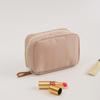 Bolsa de almacenamiento portátil para cosméticos transfronterizos para mujer, minibolsa pequeña con boca roja, bolsa de almacenamiento de gran capacidad para cosméticos, bolsa para salidas.