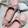Zapatos de Verano de Cuero Suave con Punta Redonda, Estilo Nuevo, Zapatos Pequeños de Cuero 2026 Zapatos de Ballet Estilo Coreano, Lazo de Moda, Modernos, Versátiles
