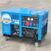 Generador de soldadura a diésel directo de fábrica 300A, generación de energía de 12kw, soldadura por arco de argón TIG, máquina de soldadura de celulosa para tuberías