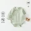 Roupas para Bebê Recém-Nascido Categoria Primavera e Outono Algodão Puro Sem Costura Roupas para Recém-Nascidos Pijamas para Homens e Mulheres Harem Triângulo para Bebê