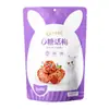 Bolsa con cierre de cremallera autosellante de ciruela sin azúcar, snack, fruta confitada, fruta seca bolsa de papel de aluminio, impresión UV, logo personalizado