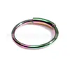 Fabricantes atacadistas de joias para piercing corporal, acessórios corporais pendentes, argolas de nariz redondas de aço inoxidável de linha redonda europeias e americanas, septo falso
