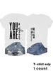 Playera Casual Europea y Americana Impresión de Slogan You Abe Transfronteriza Verano Cuello Redondo Manga Corta Tops Preconfeccionados para Mujer Pedidos de Exportación