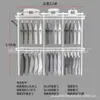Armario metálico modular 1.1-2.5 m de ancho perchero abierto apartamento pequeño perchas dormitorio columna AA almacenamiento