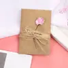 Cartões de aniversário criativos estilo retrô, cartões de felicitações de alta qualidade, papel kraft, DIY com flores secas, para expressar gratidão e enviar bênçãos, adequados para formatura e o Festival Qixi