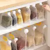 Saco selado para armazenamento de grãos, à prova de umidade e insetos, transparente, espessado, saco de armazenamento portátil para uso doméstico, para feijão vermelho e arroz