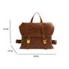Mochila Retro Británica de Alta Gama para Mujer 2026 Nuevo Estilo Estilo Preppy Bolso de Hombro Maletín Mochila de Gran Capacidad