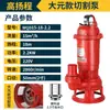 Misture bem Bomba de lama Bomba de lodo areia lagoa Bomba de desassoreamento fezes lama 220v Não entupimento Bomba de silte Tipo rotor Bomba de esgoto