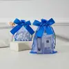 Bolsa de Malla Estilo Ins Bolsa Creativa de Caramelo con Lazo Bolsa de Empaque para Joyería Bolsa de Regalo Bolsa Vacía para Jabón Aromaterapia Flores Secas