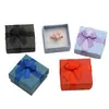 Caja de Papel con Moño en Forma de Nube 4*4cm, Caja de Almacenamiento de Joyería de Alta Gama para Parejas, Caja para Pendientes, Caja para Anillos, Caja de Empaque para Joyería