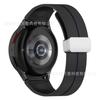 Adecuado para Samsung Watch5 Correa de Reloj Magnética Bicolor 6/5/ 60% de descuento Hebilla Apilada de Acero Inoxidable Correa de Reloj de Silicona